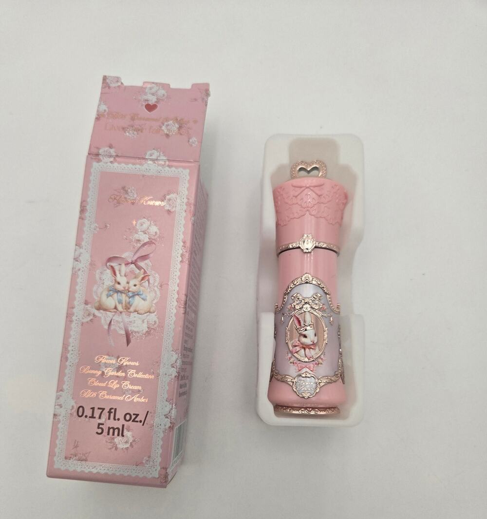 Flower Knows Bunny Garden Cloud Lip Cream Caramel Amber NOB